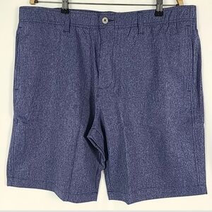 NEW UNDER ARMOUR Men's Size 40 Golf Vented Shorts Blue 10" Inseam 4 Stretch